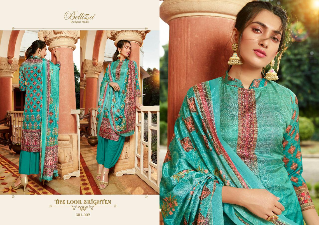 Navya Pure Kollam Silk Exclusive Designer Suits By Belliza Designer Studio