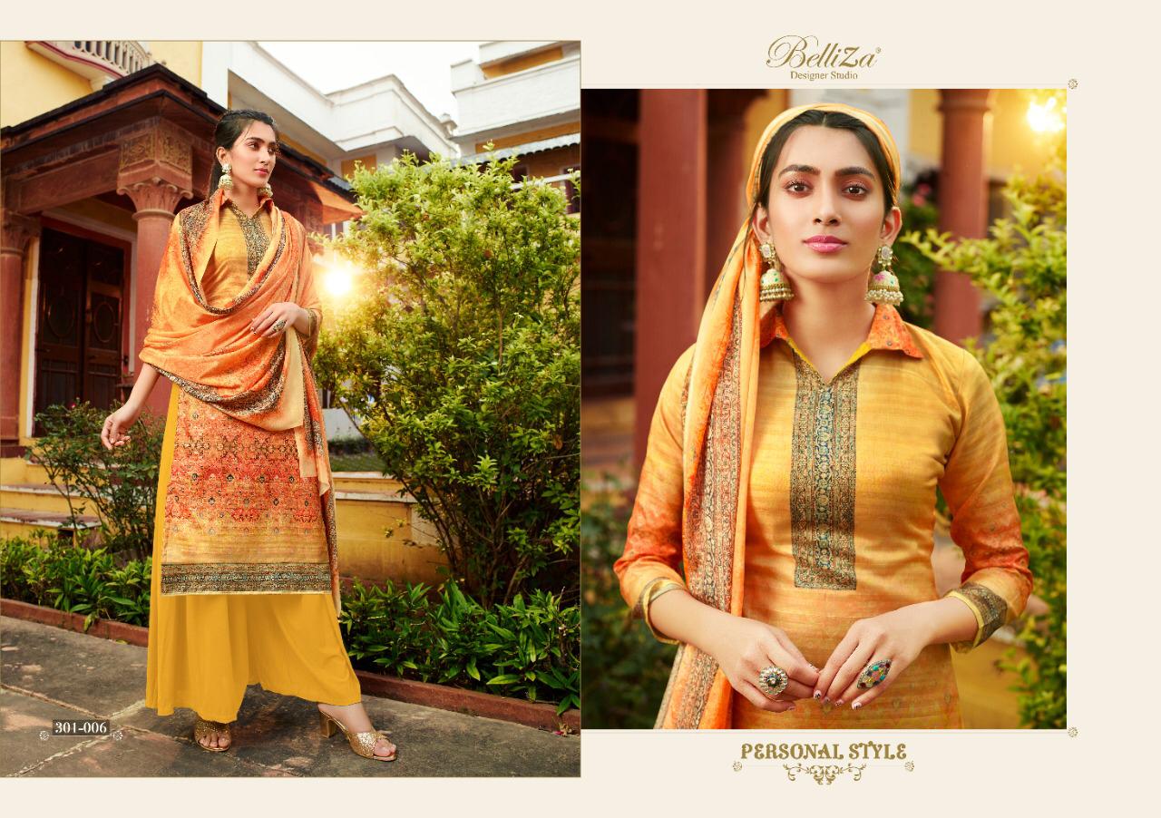 Navya Pure Kollam Silk Exclusive Designer Suits By Belliza Designer Studio