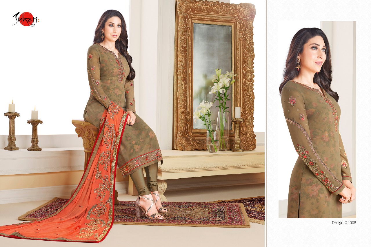 Suhati Fab Presents Palak Havy Dupatta Suit In Wholesalw Rate Surat