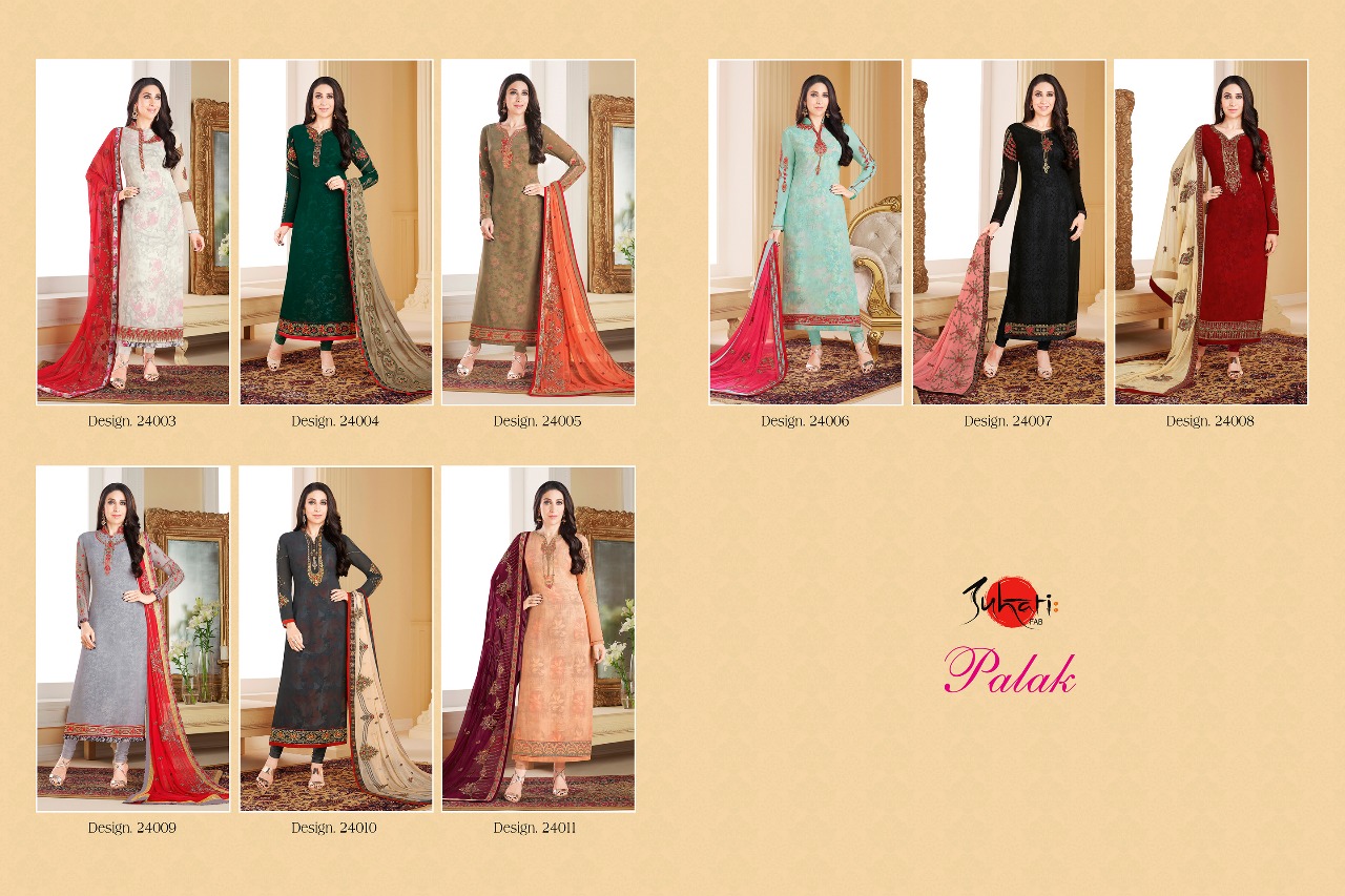 Suhati Fab Presents Palak Havy Dupatta Suit In Wholesalw Rate Surat
