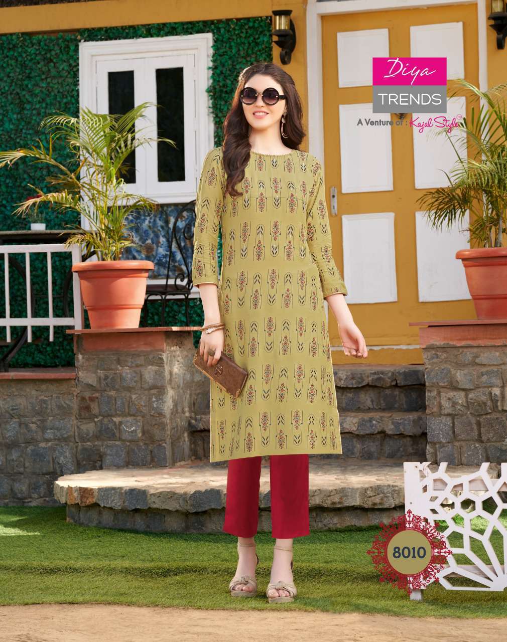 Garden City Vol-08 By Diya Trends Designer Kurtis At Wholesale Rate In Surat