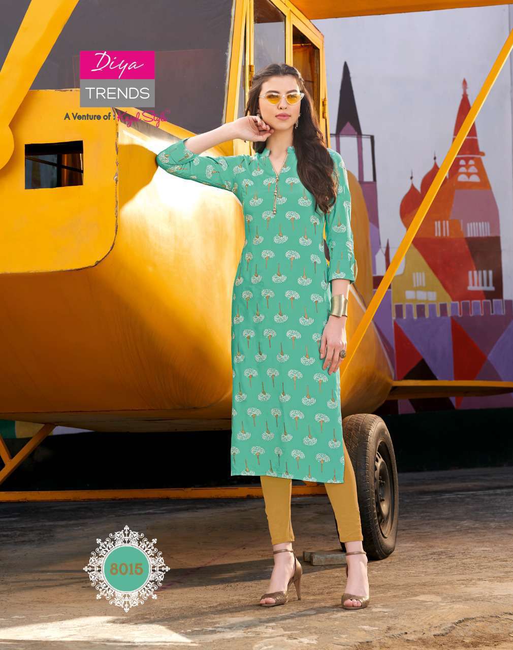 Garden City Vol-08 By Diya Trends Designer Kurtis At Wholesale Rate In Surat