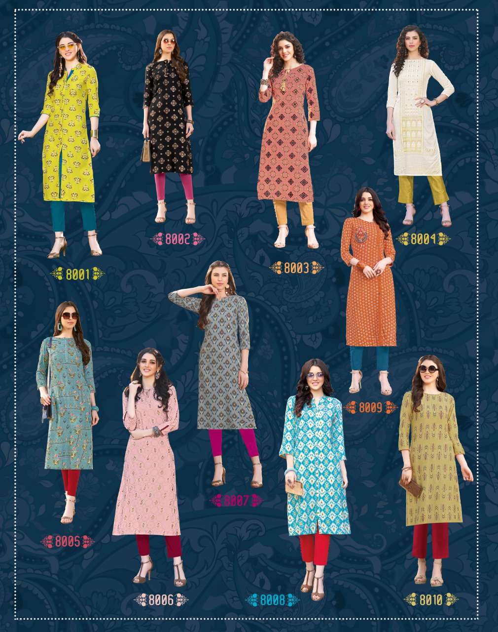 Garden City Vol-08 By Diya Trends Designer Kurtis At Wholesale Rate In Surat