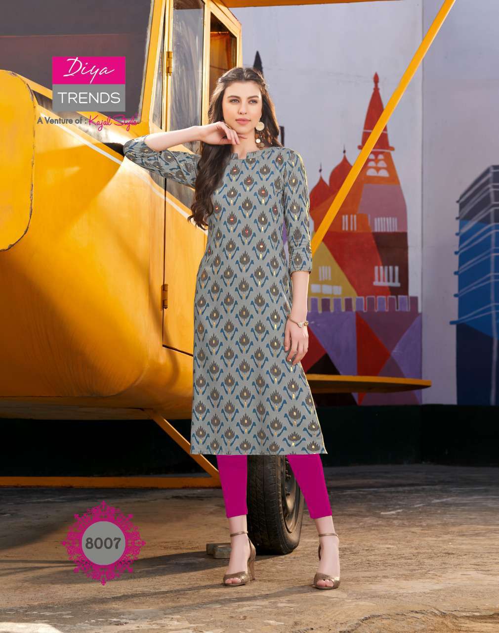 Garden City Vol-08 By Diya Trends Designer Kurtis At Wholesale Rate In Surat