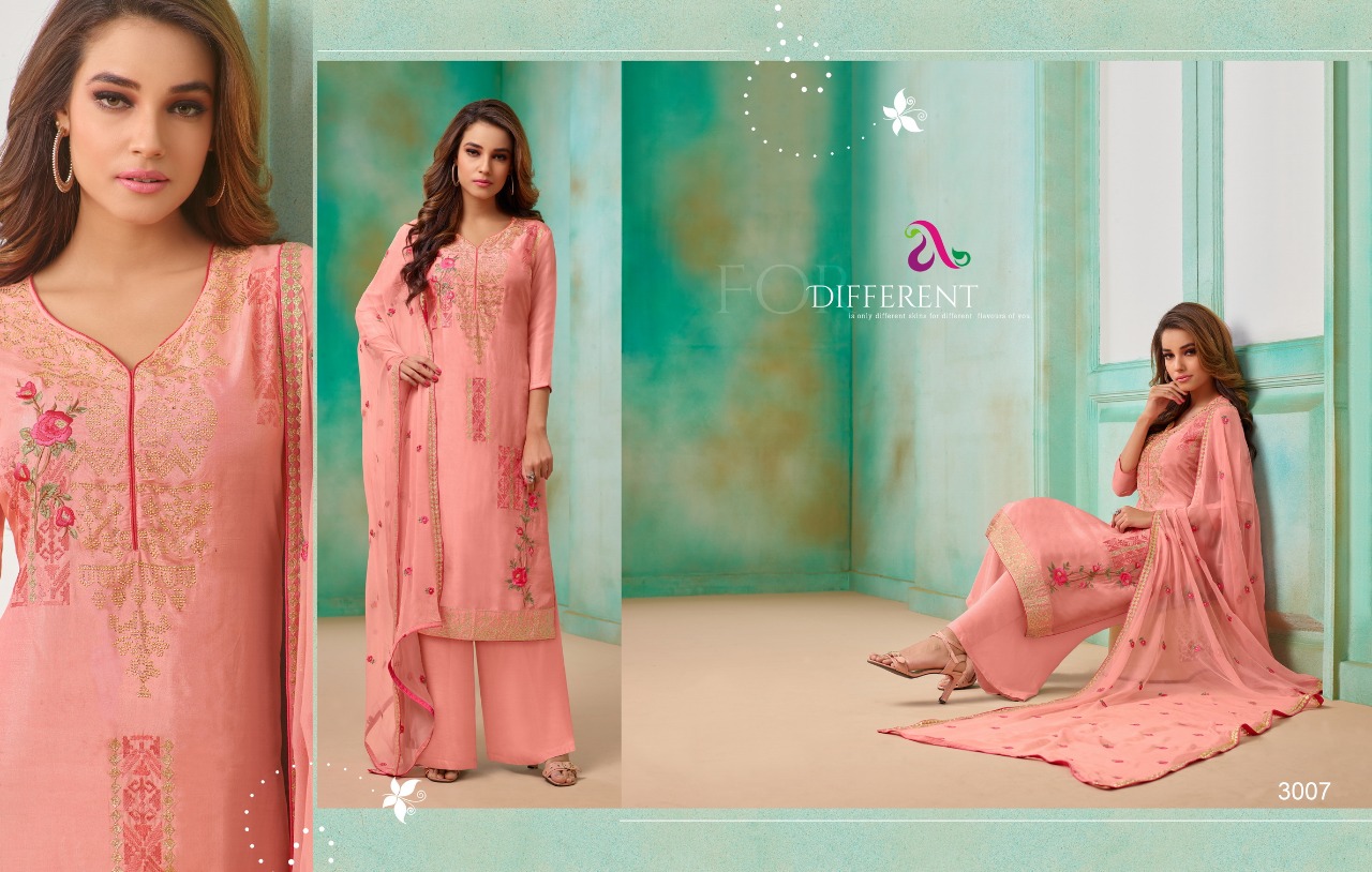 Angroop Plus Presents Anokhee Pure Upada Silk Embroidered Suits Collection Wholesale Rate In Surat