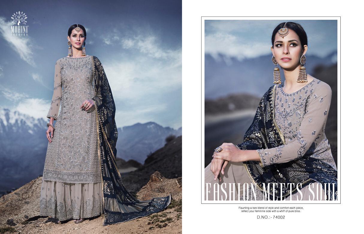 Mohini Fashion Presents Glamour Vol-74 By  74001 To 74006 Series Designer Wedding Collection