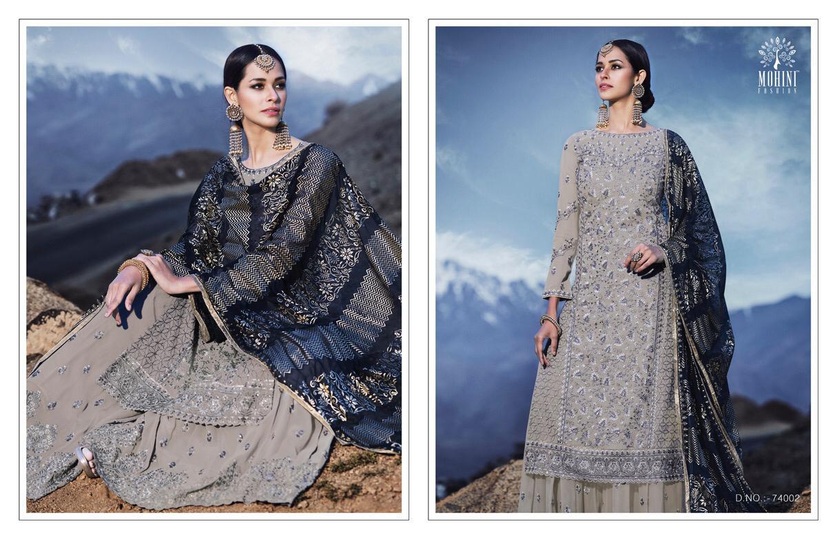 Mohini Fashion Presents Glamour Vol-74 By  74001 To 74006 Series Designer Wedding Collection
