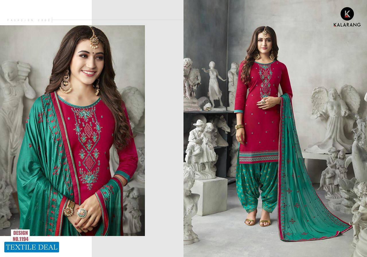 Kalarang Presents Shagun Vol 7 Jam Silk Cotton Dress Materials