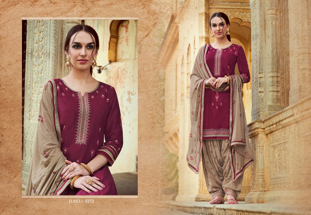Patiyala House Vol-75 Embroidery Woek Suits By Kessi At Wholesale Rate In Surat