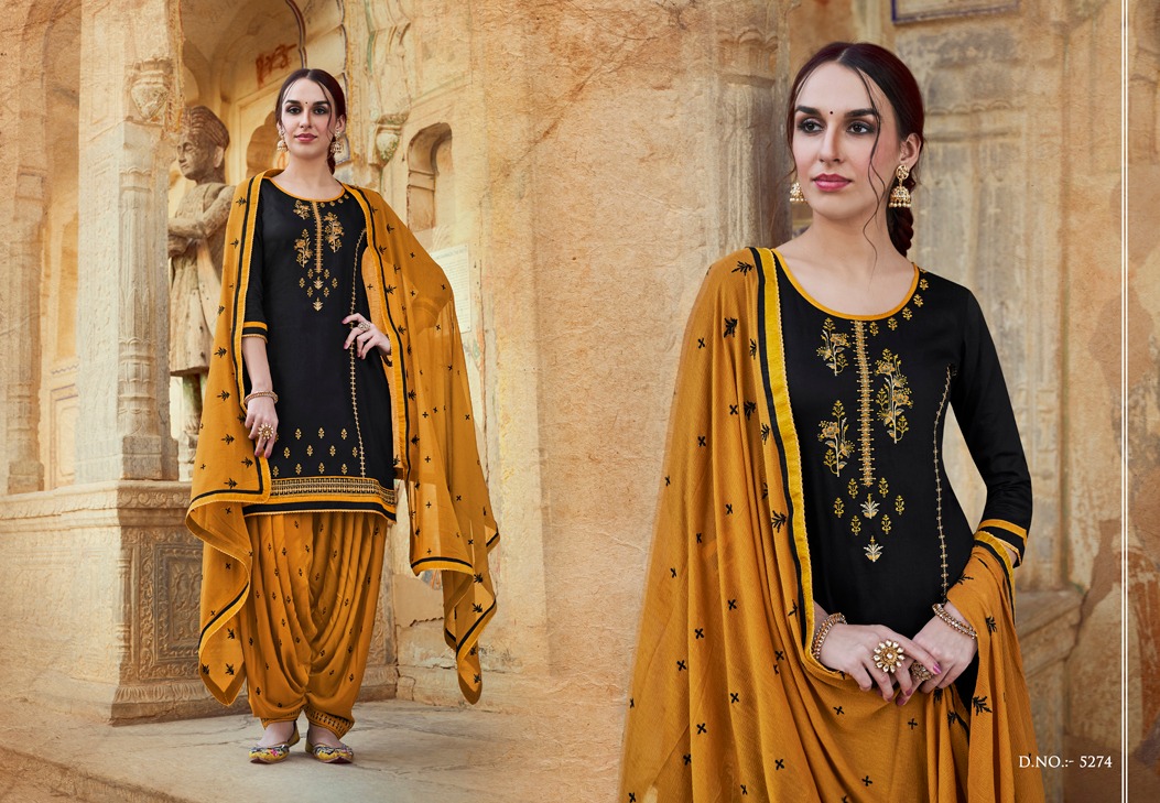 Patiyala House Vol-75 Embroidery Woek Suits By Kessi At Wholesale Rate In Surat