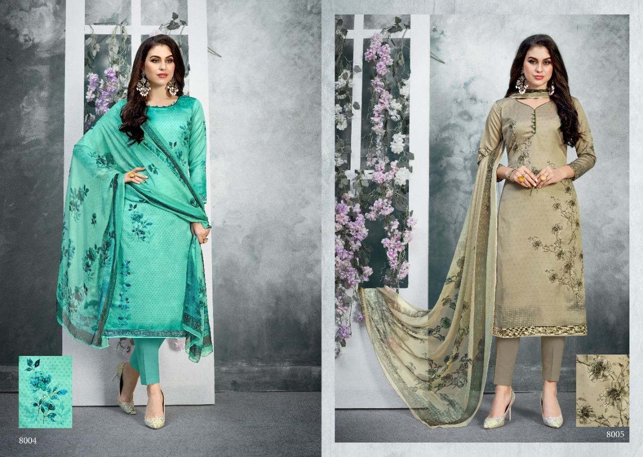 Niharika Indian Style Dress Materials By Skt Suits At Wholesale Rate In Surat