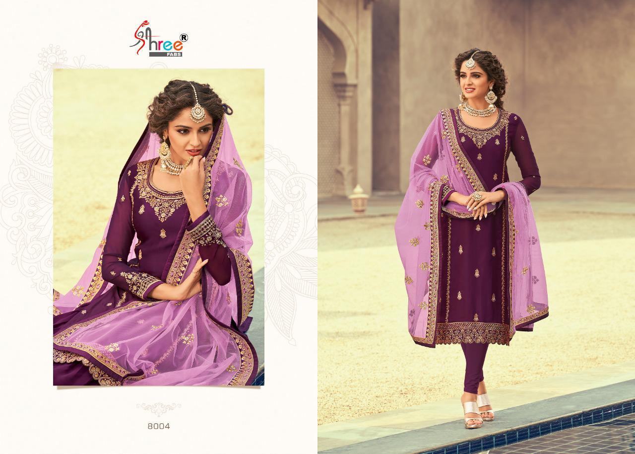 Florina Designer Embroidered Suits By Shree Fabs At Wholesale Rate In Surat