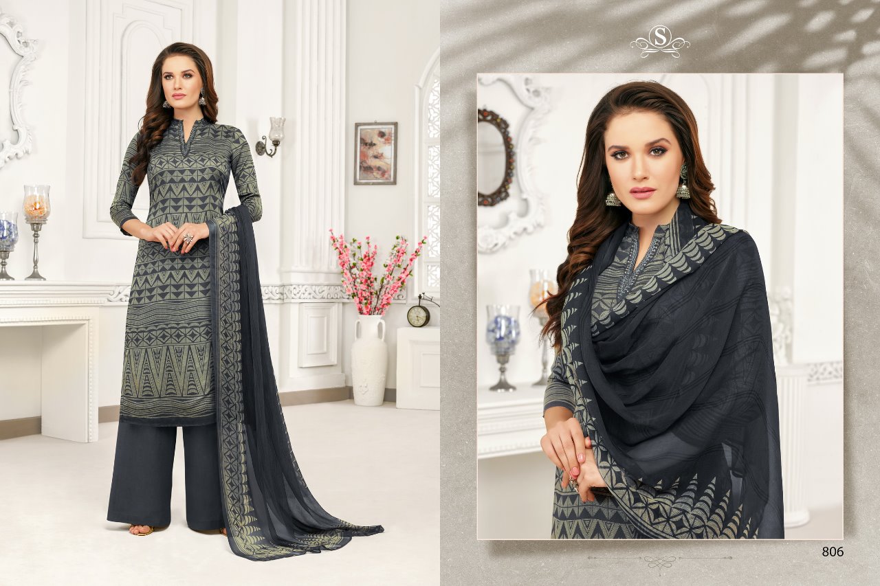 Adaah Digital Printed Dress Material By Samaira At Wholesale Rate In Surat