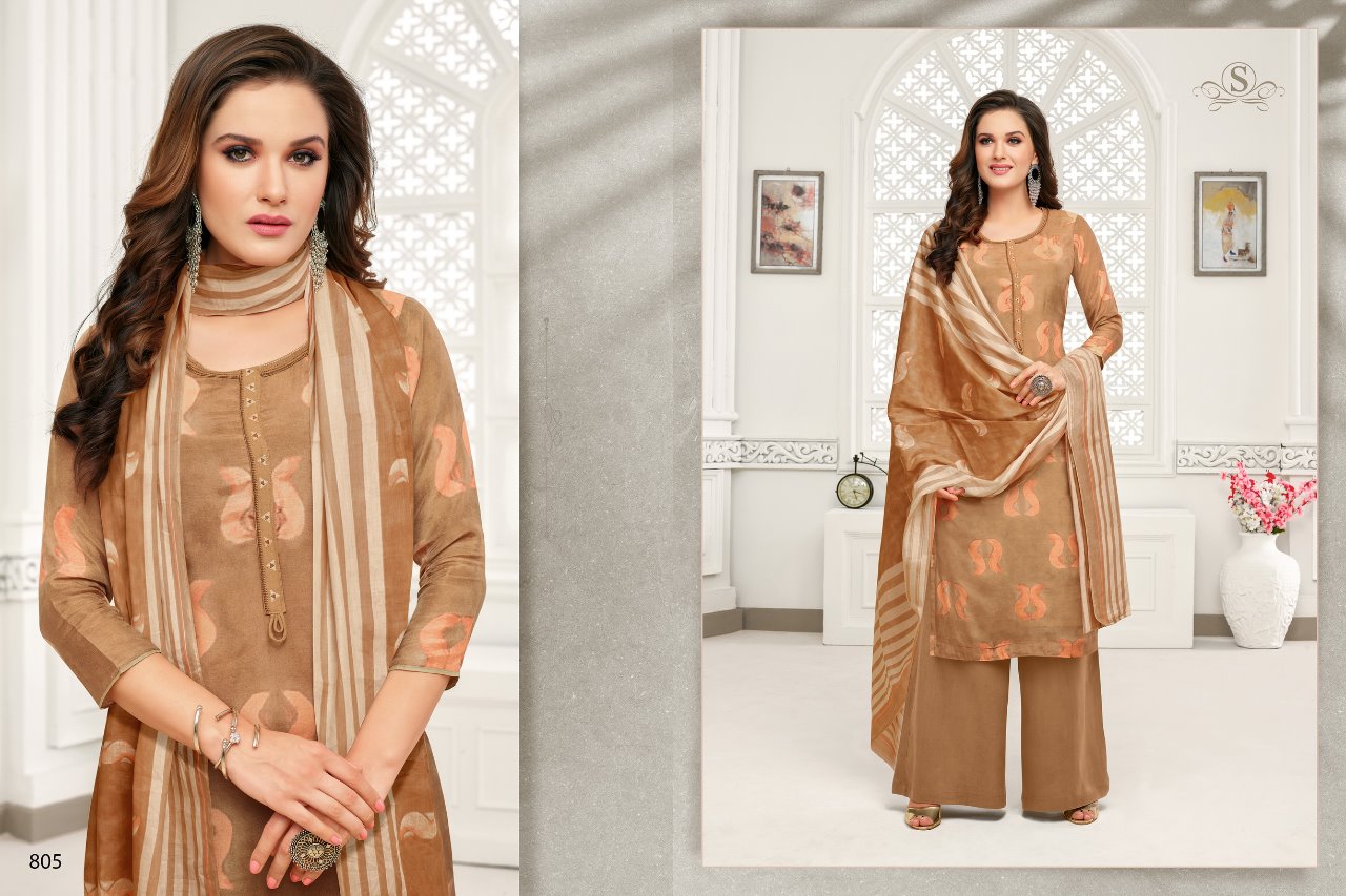 Adaah Digital Printed Dress Material By Samaira At Wholesale Rate In Surat