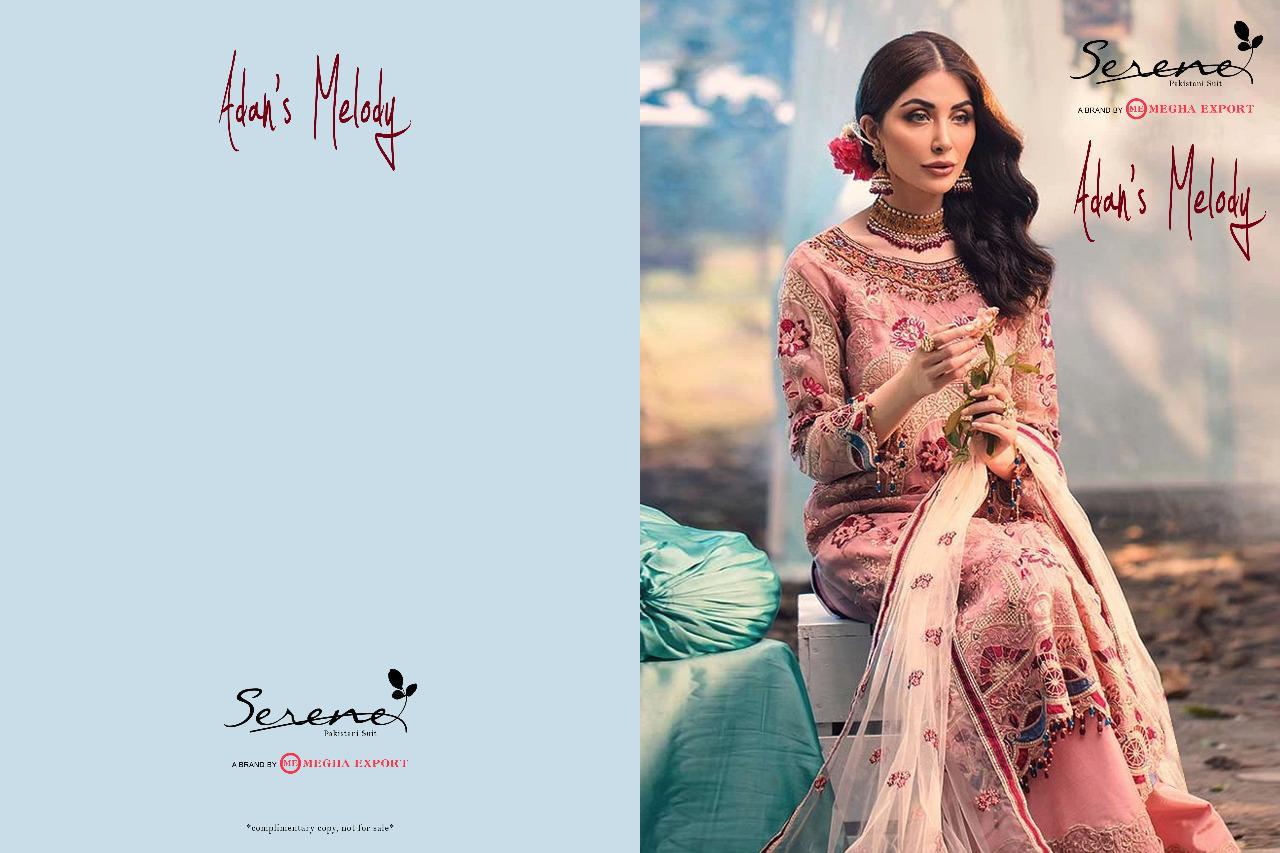 Adan's Melody Pakistani Suits By Serene At Wholesale Rate In Surat