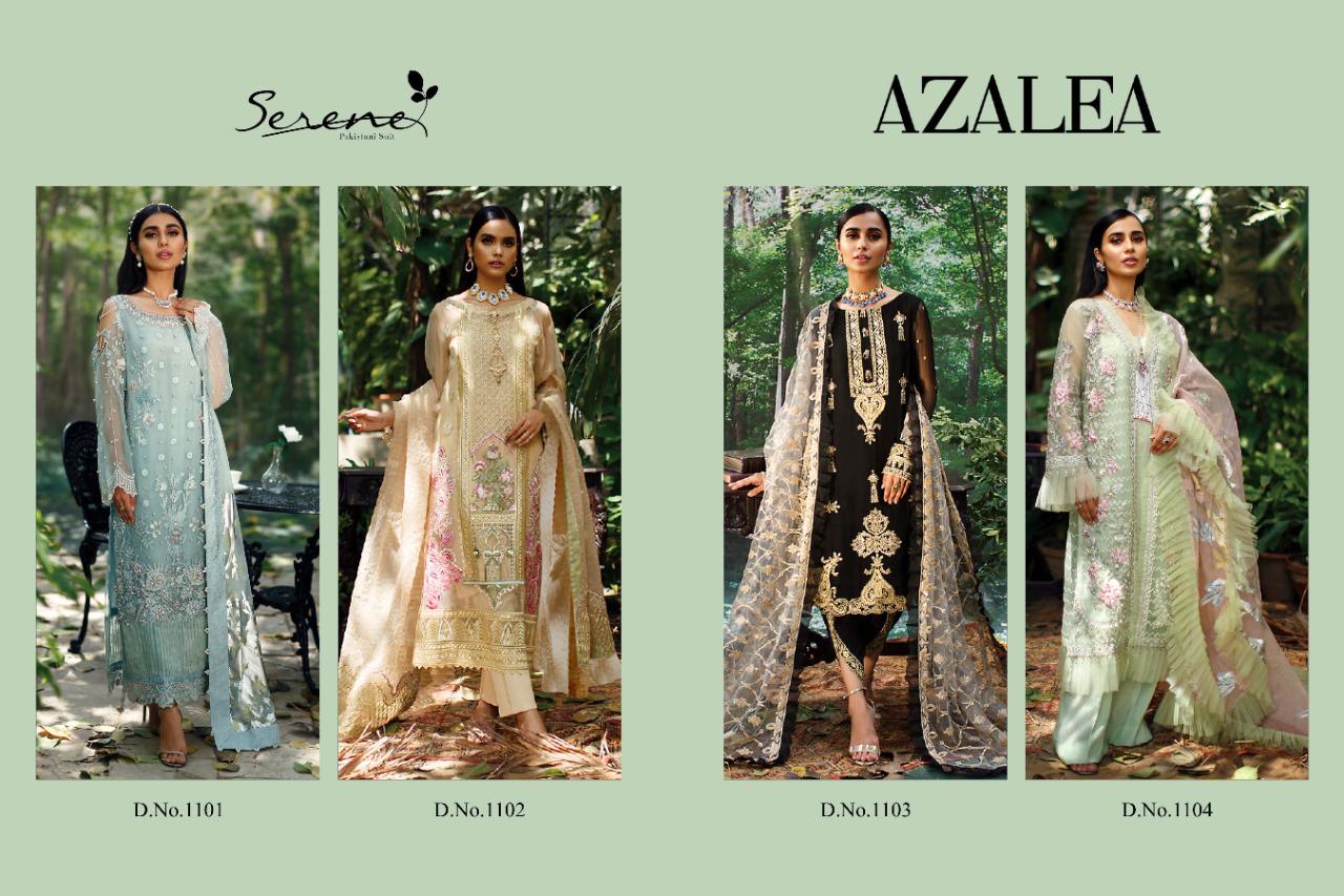 Azalea Georgette Salwar Suits By Serene At Wholesale Rate In Surat