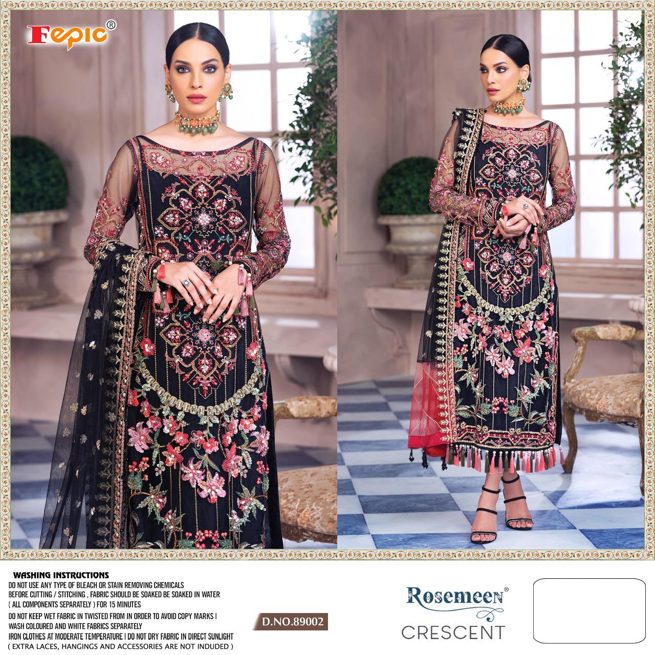 Rosemeen Cresent Pakistani Concept Salwar Suits By Fepic At Wholesale Rate In Surat