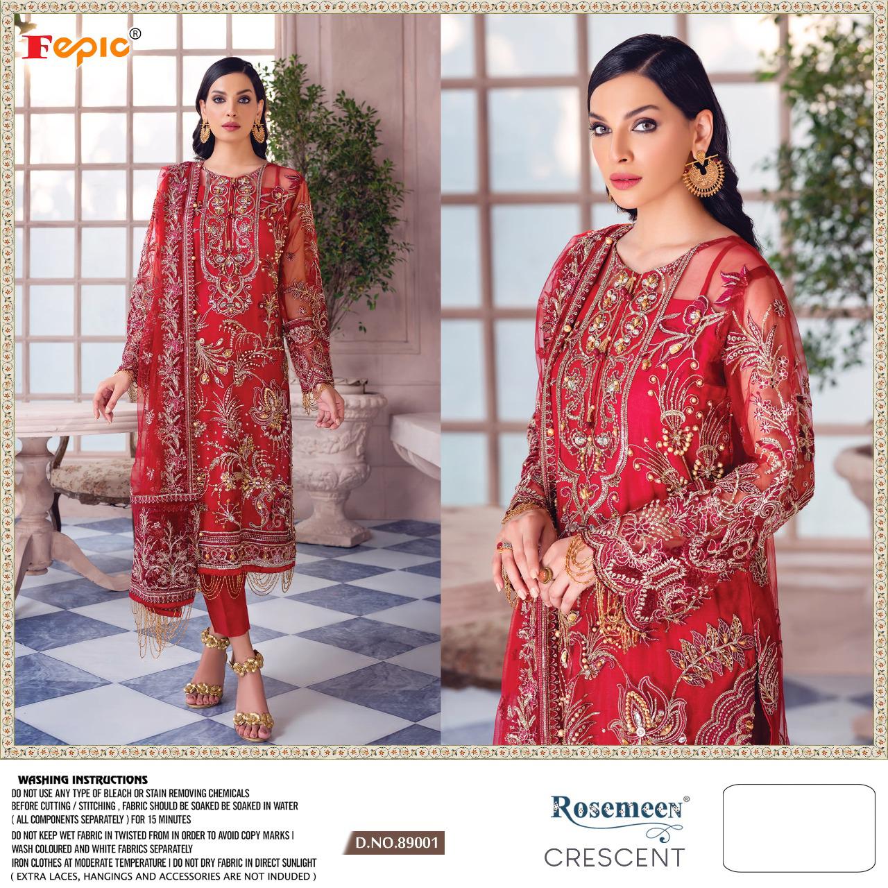 Rosemeen Cresent Pakistani Concept Salwar Suits By Fepic At Wholesale Rate In Surat