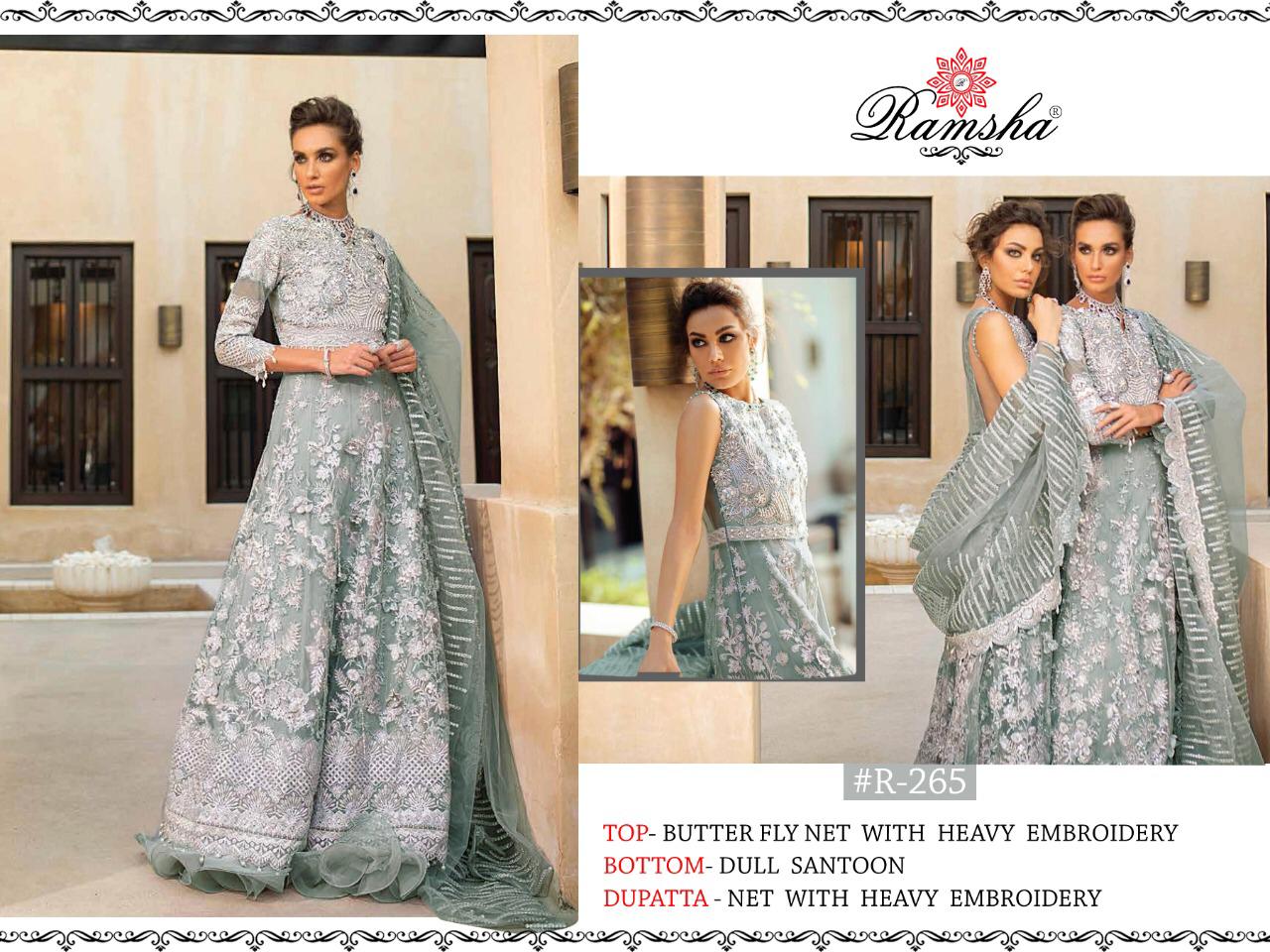 Ramsha 265 To 268 Series Vol-01 Suits By Ramsha At Wholesale Rate In Surat
