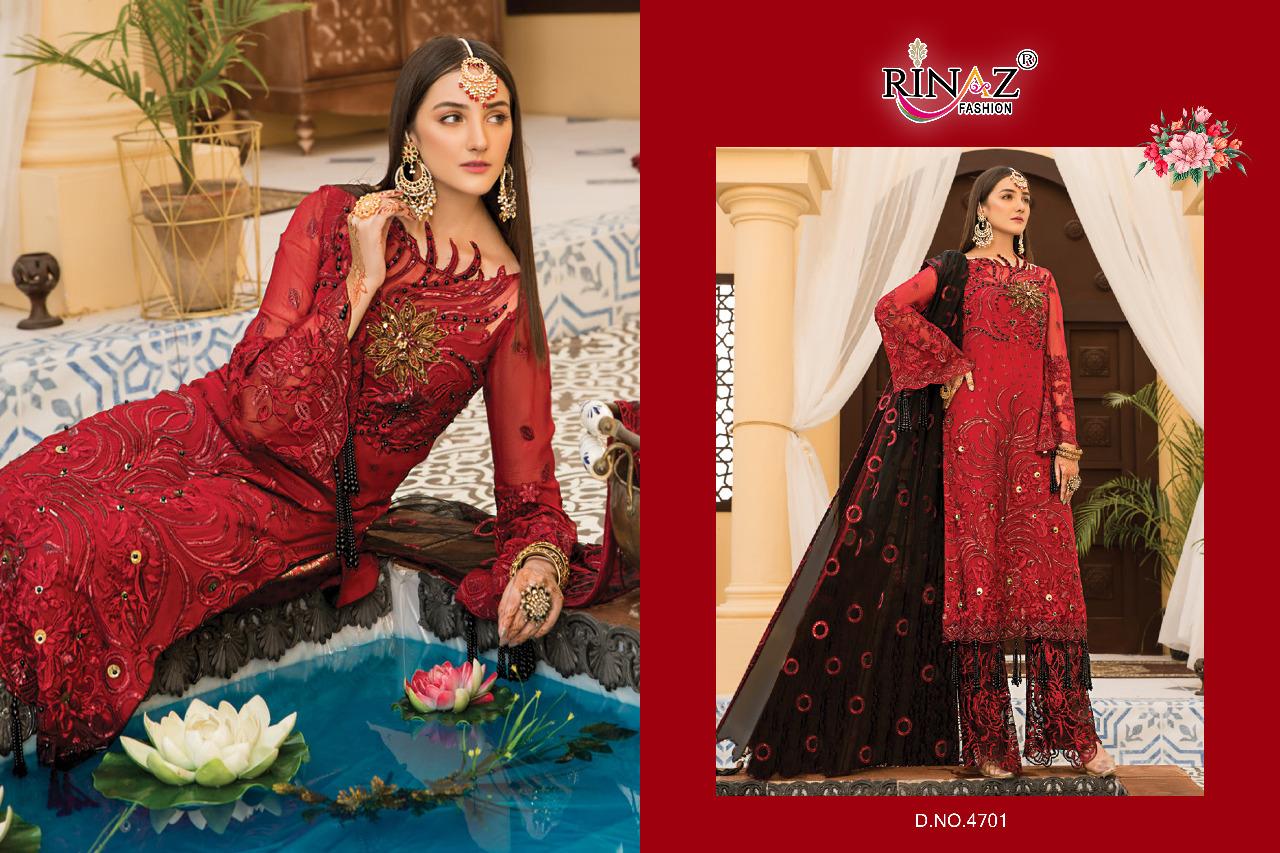 Maryam?s Gold Vol-07 Pakistani Concept Salwar Suits By Rinaz Fashion At Wholesale Rate In Surat