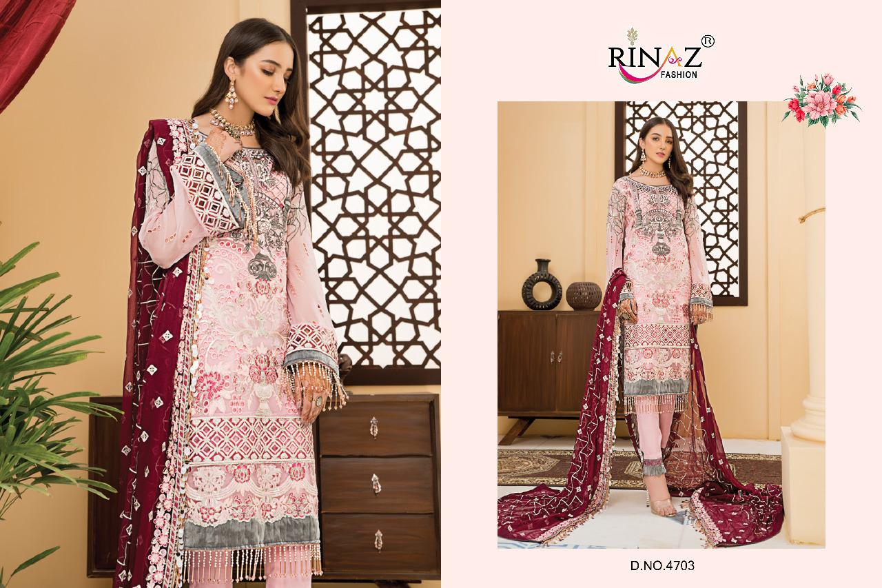 Maryam?s Gold Vol-07 Pakistani Concept Salwar Suits By Rinaz Fashion At Wholesale Rate In Surat