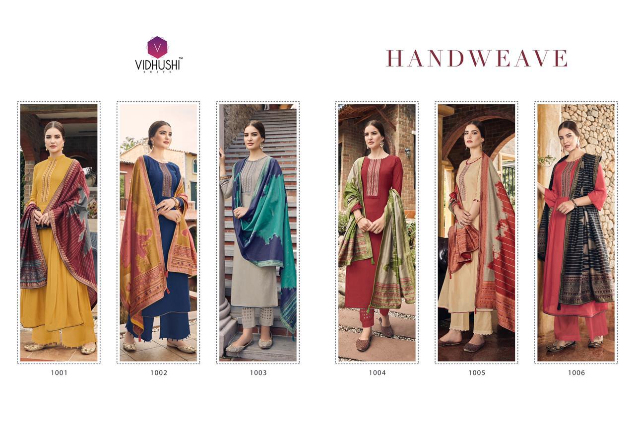 Vidhushi Presents Latest Catalogue Handweave At Wholesale Rate In Surat