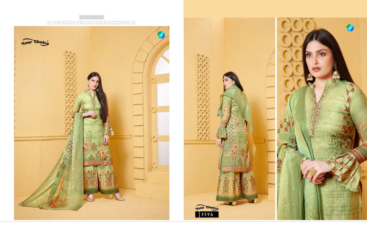 Your Choice Presents Digital Sarara Salwar Suits Wholesale Rate In Surat