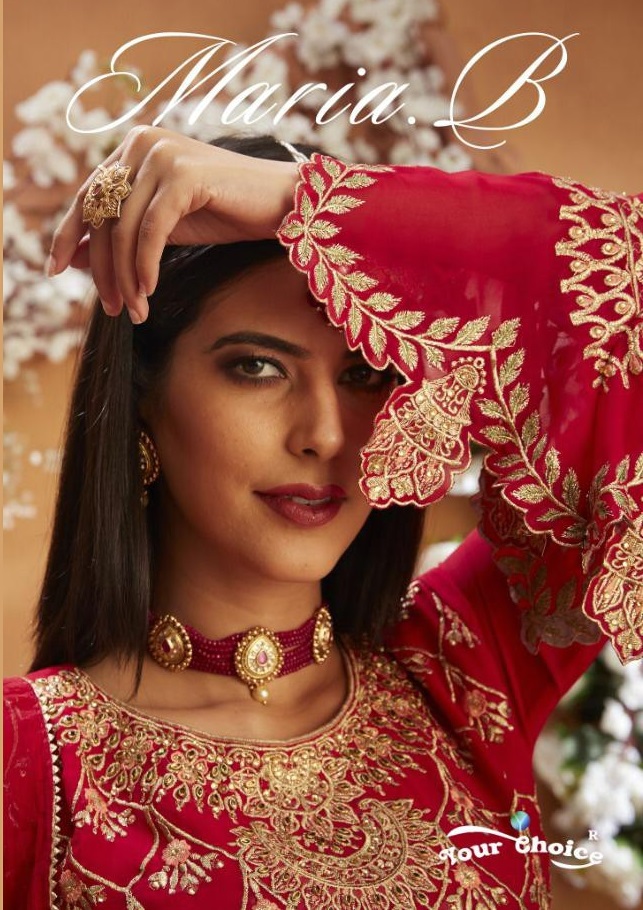 Maria B Pakistani Style Suits By Your Choice At Wholesale Rate In Surat