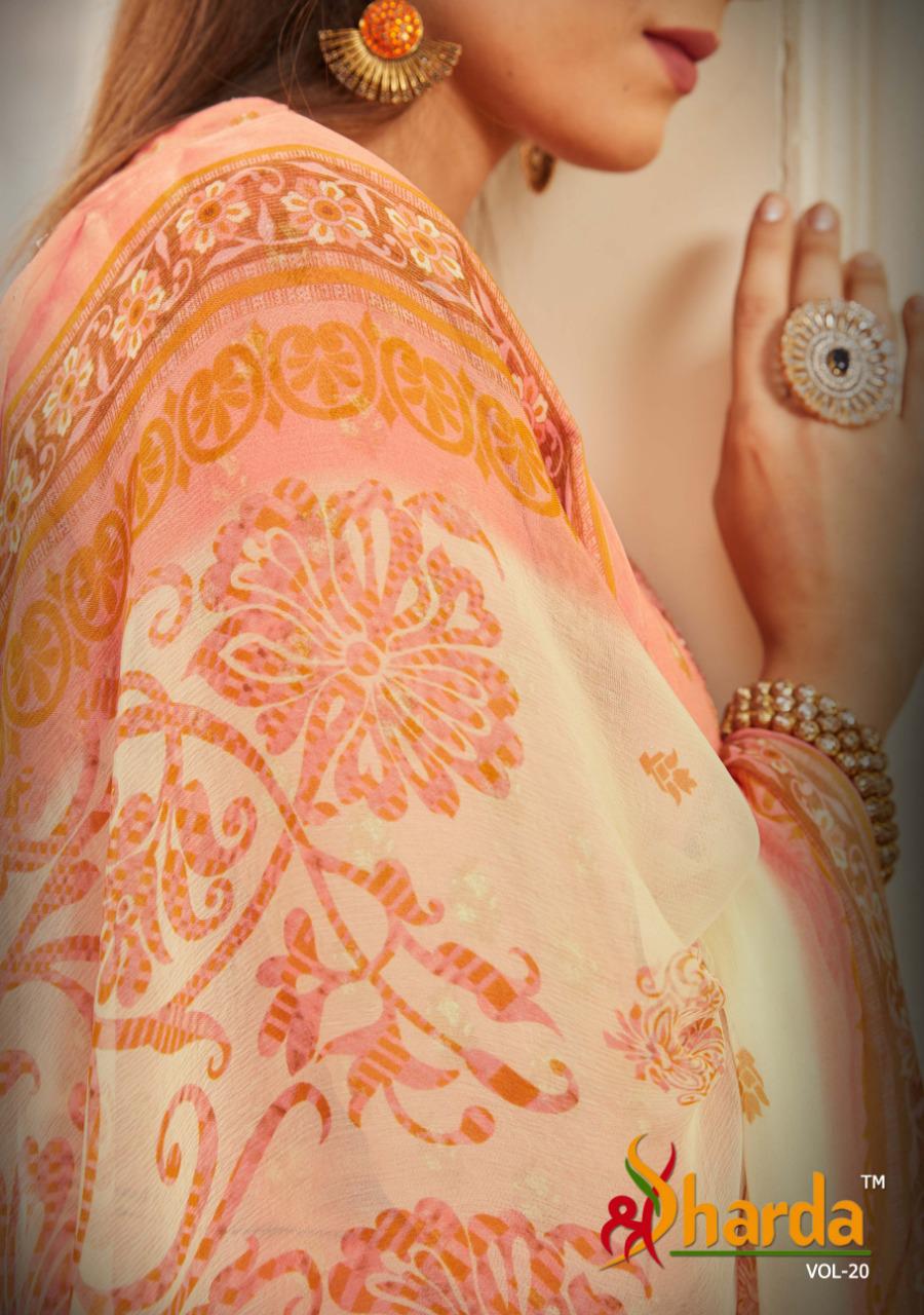 Lavina Presents Sharda Vol-20 Digital Printed Pure Lawn Cotton Dress Material At Wholesale Rate In Surat