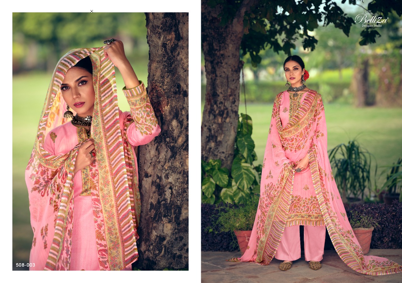 Swara Pure Jam Cotton Salwar Suits By Belliza Fashion Studio At Wholesale Rate In Surat
