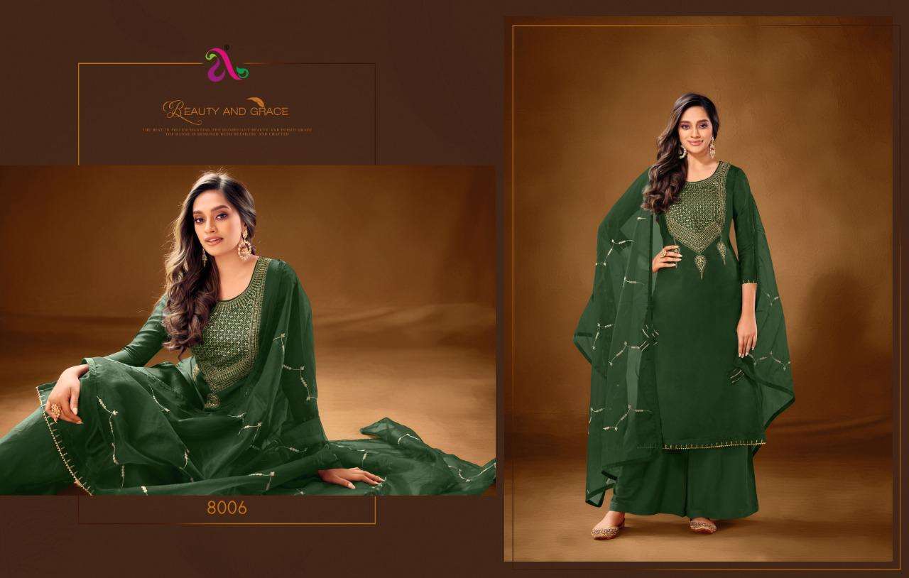 Erika Casual Wear Stylish Cotton Salwar Suits By Angroop Plus At Wholesale Rate In Surat