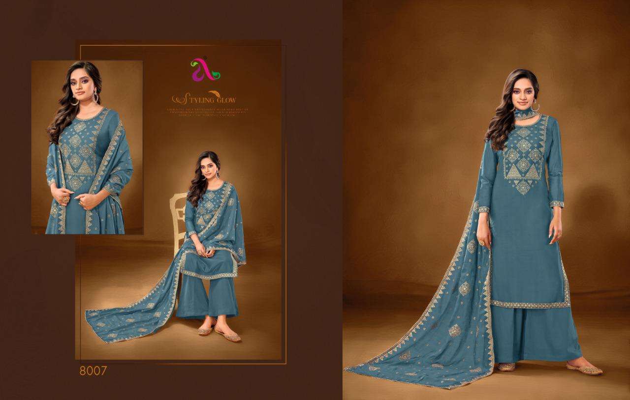 Erika Casual Wear Stylish Cotton Salwar Suits By Angroop Plus At Wholesale Rate In Surat