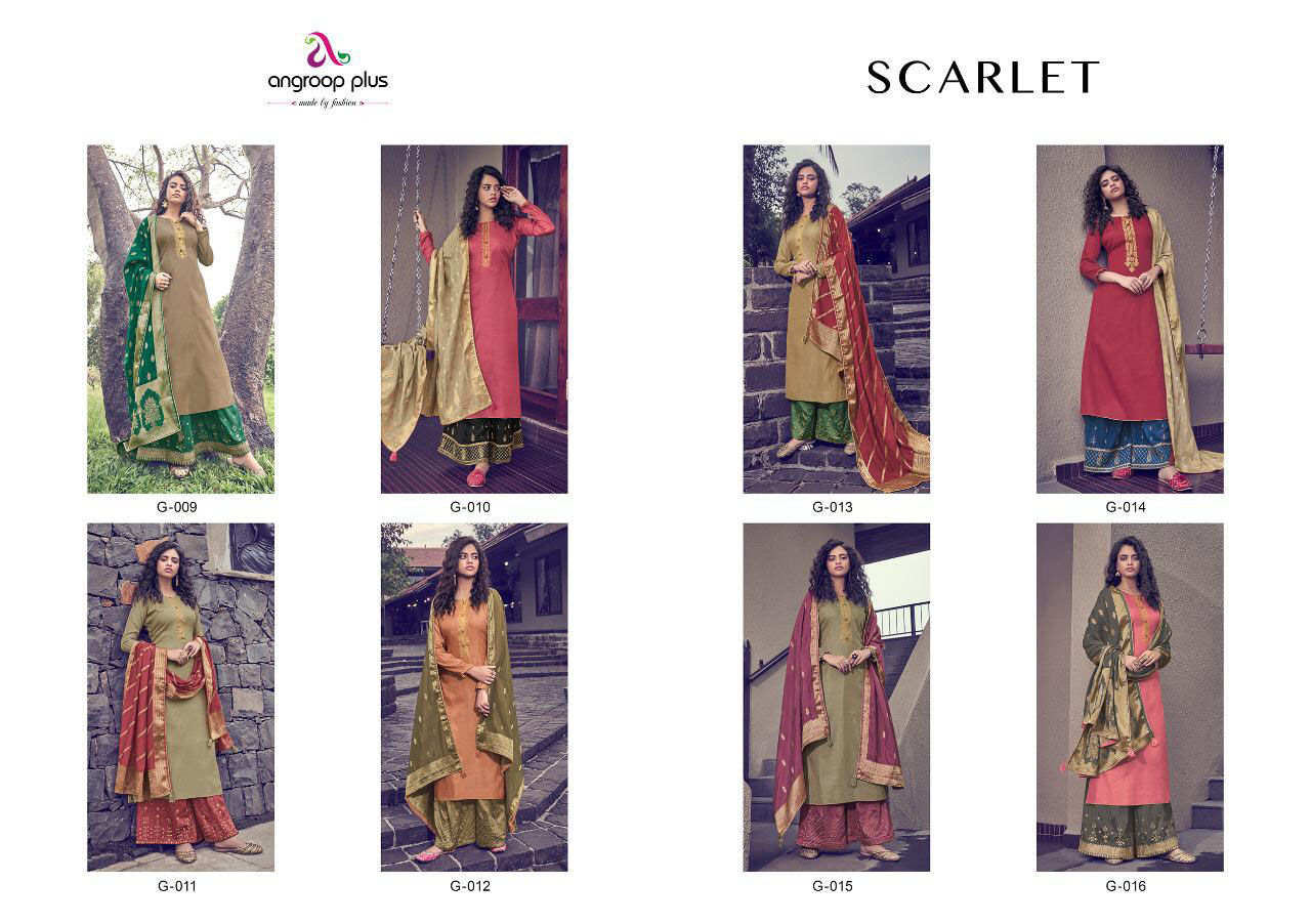 Angroop Plus Presents Scarlet Salwar Suit Wholesale Rate In Surat