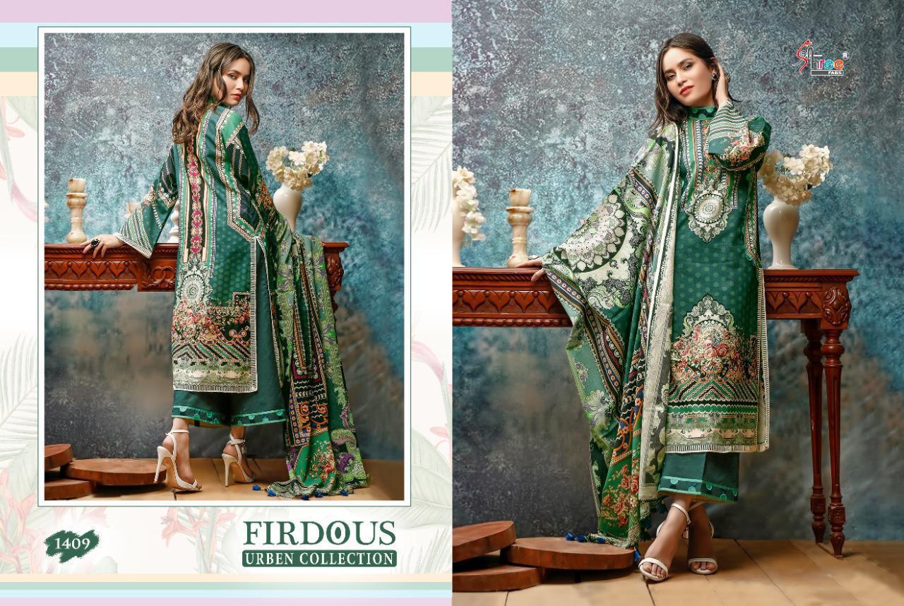 Firdous Urben Collection Cotton Pakistani Dress Material By Shree Fabs At Wholesale Rate In Surat