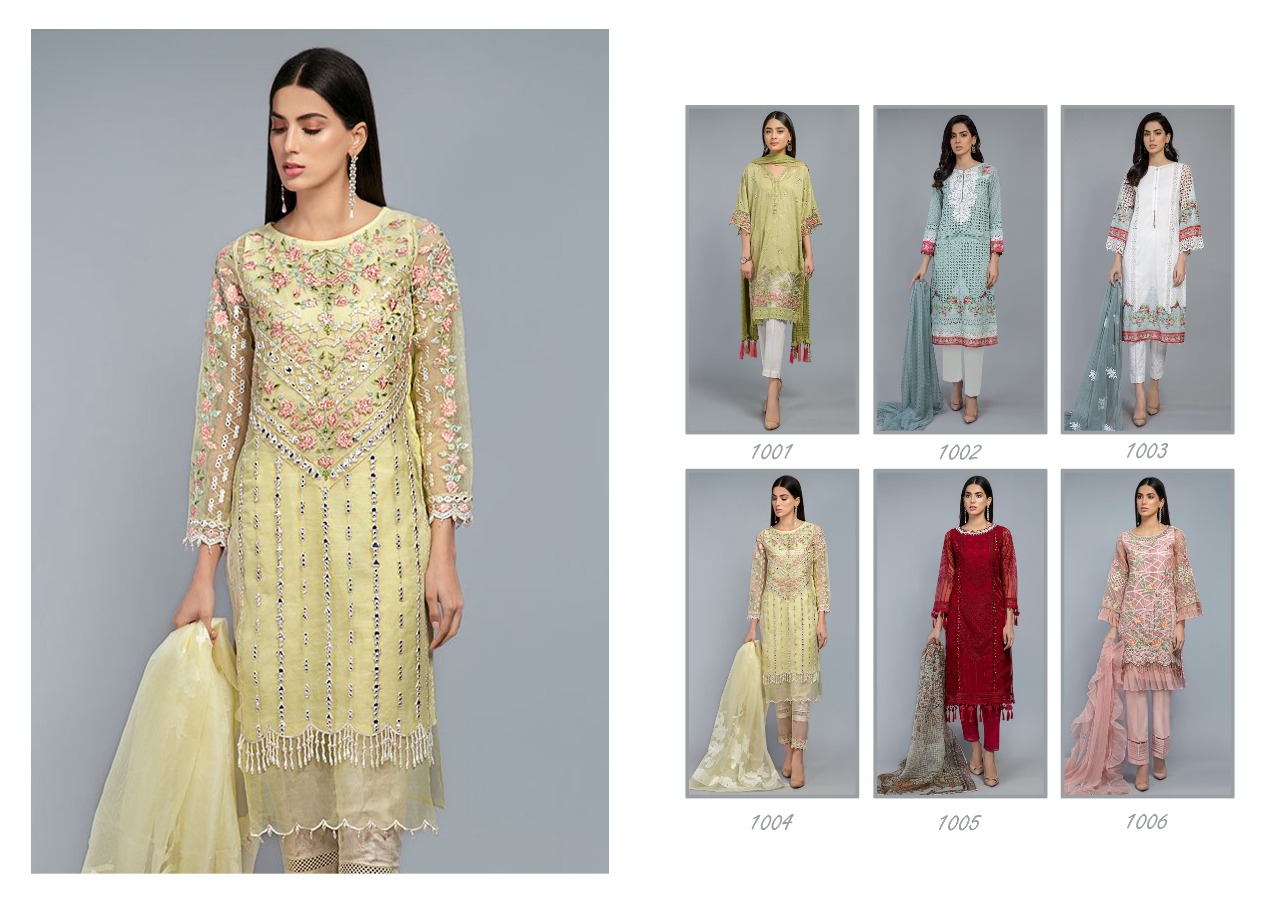 Maria B Lawn Blockbuster Cotton Suits In Pakistani Conceptby Kaara Suits At Wholesale Rate In Surat