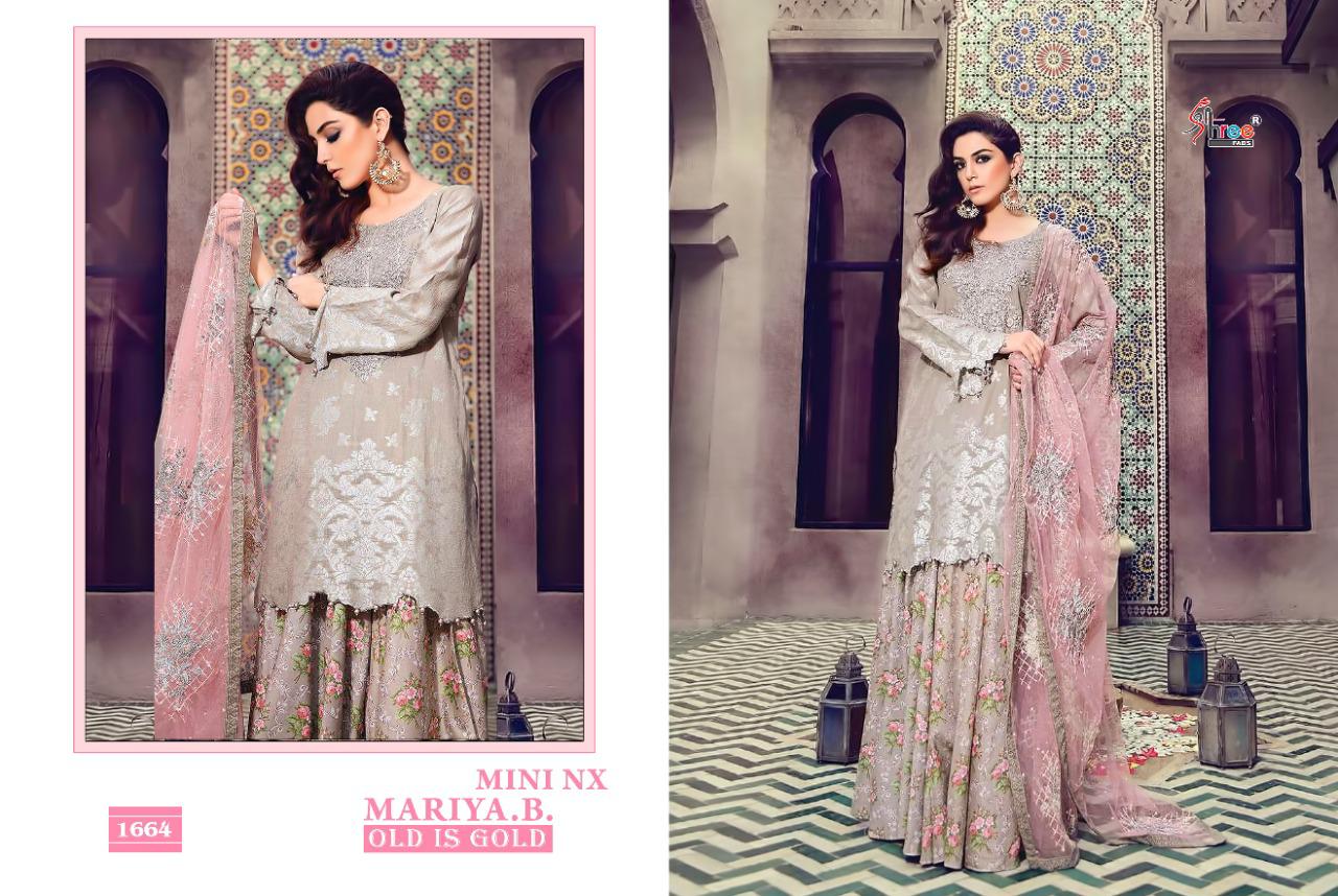 Maria B Old Is Gold Mini Nx Silk Based Designer Salwar Suits By Shree Fabs At Wholesale Rate In Surat