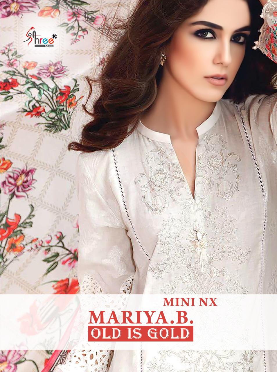 Maria B Old Is Gold Mini Nx Silk Based Designer Salwar Suits By Shree Fabs At Wholesale Rate In Surat