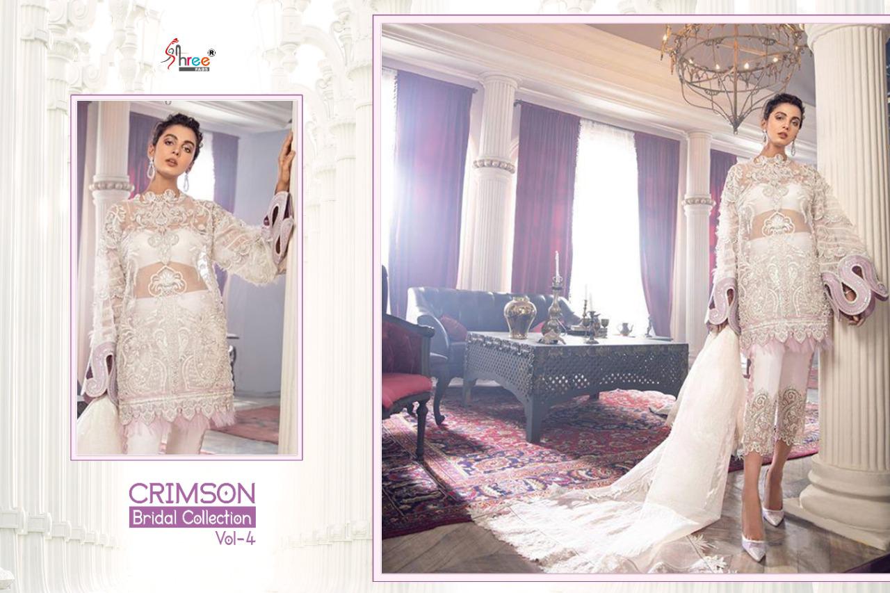 Shree Fabs Introdusing Crimson Bridal Collection Vol-4 1372-1377 New Catalog Wholesale Rate Surat