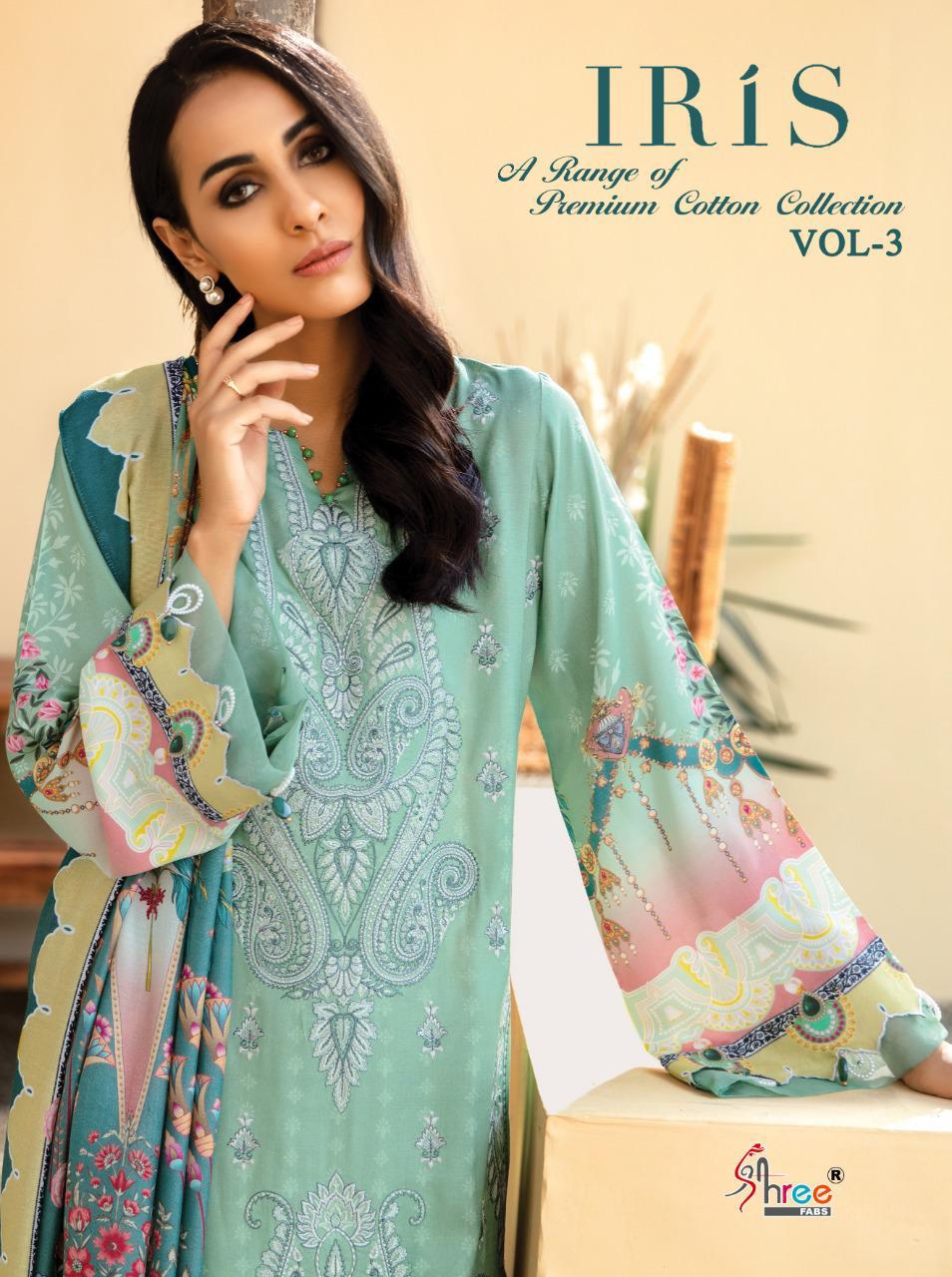 Iris Vol-03 A Range Of Premium Cotton Collection By Shree Fabs At Wholesale Rate In Surat