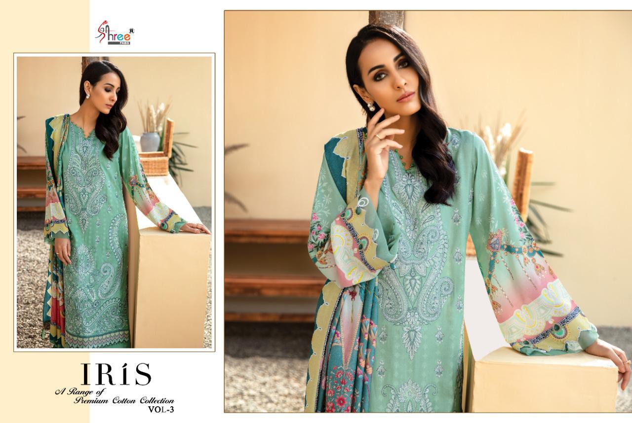 Iris Vol-03 A Range Of Premium Cotton Collection By Shree Fabs At Wholesale Rate In Surat