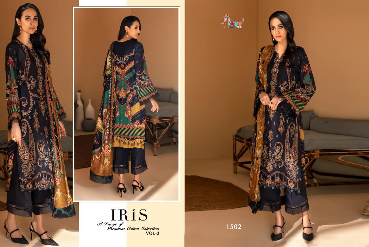 Iris Vol-03 A Range Of Premium Cotton Collection By Shree Fabs At Wholesale Rate In Surat