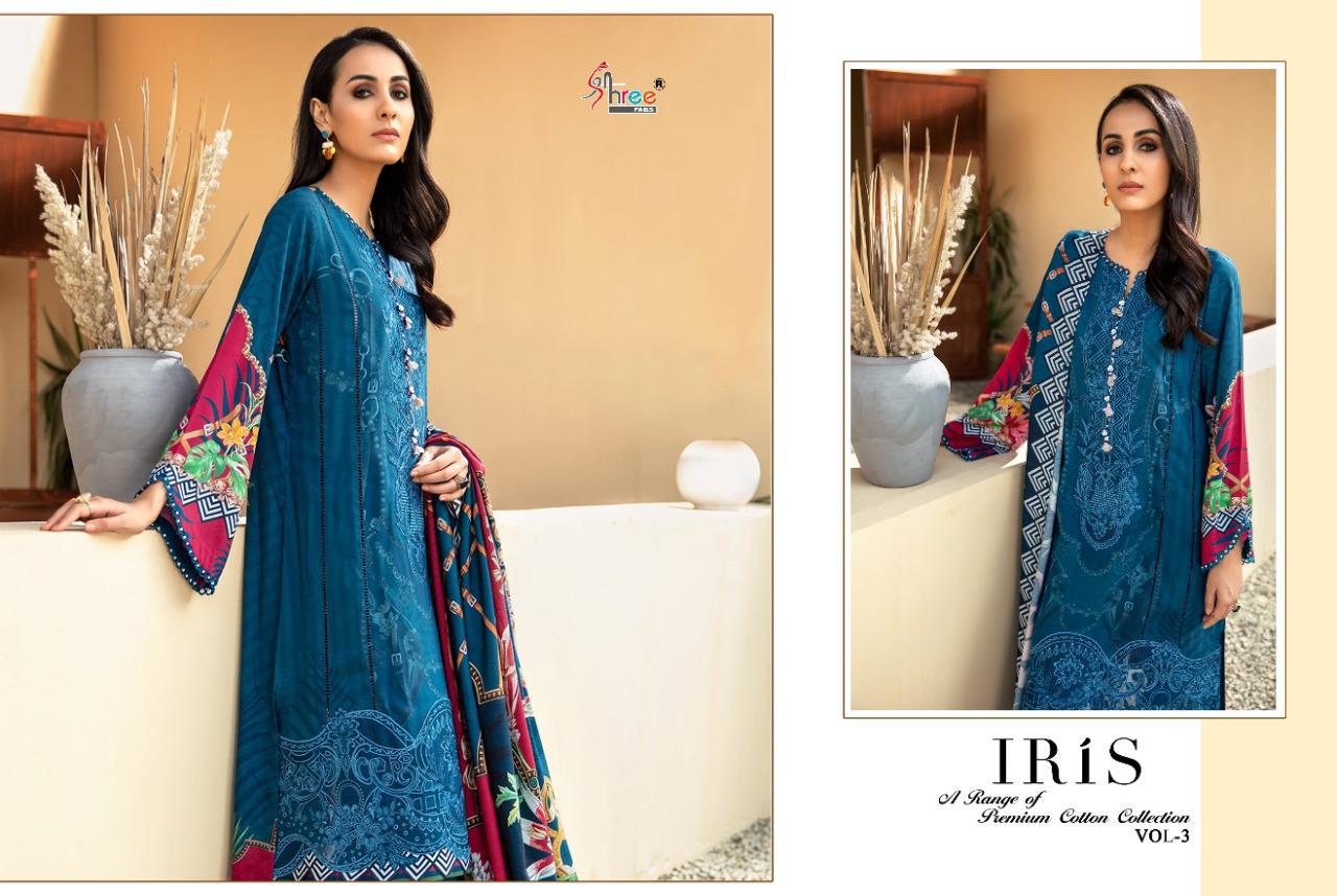 Iris Vol-03 A Range Of Premium Cotton Collection By Shree Fabs At Wholesale Rate In Surat