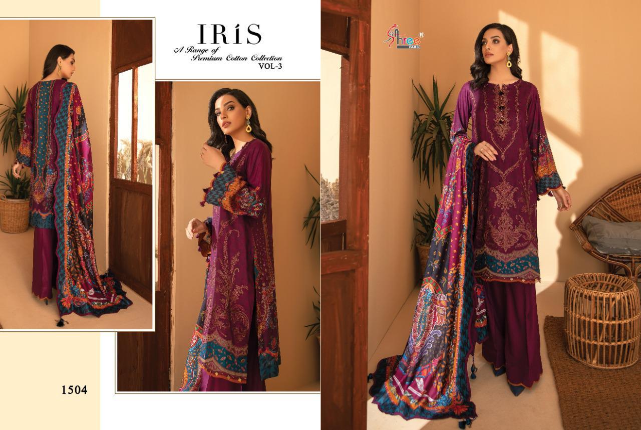 Iris Vol-03 A Range Of Premium Cotton Collection By Shree Fabs At Wholesale Rate In Surat