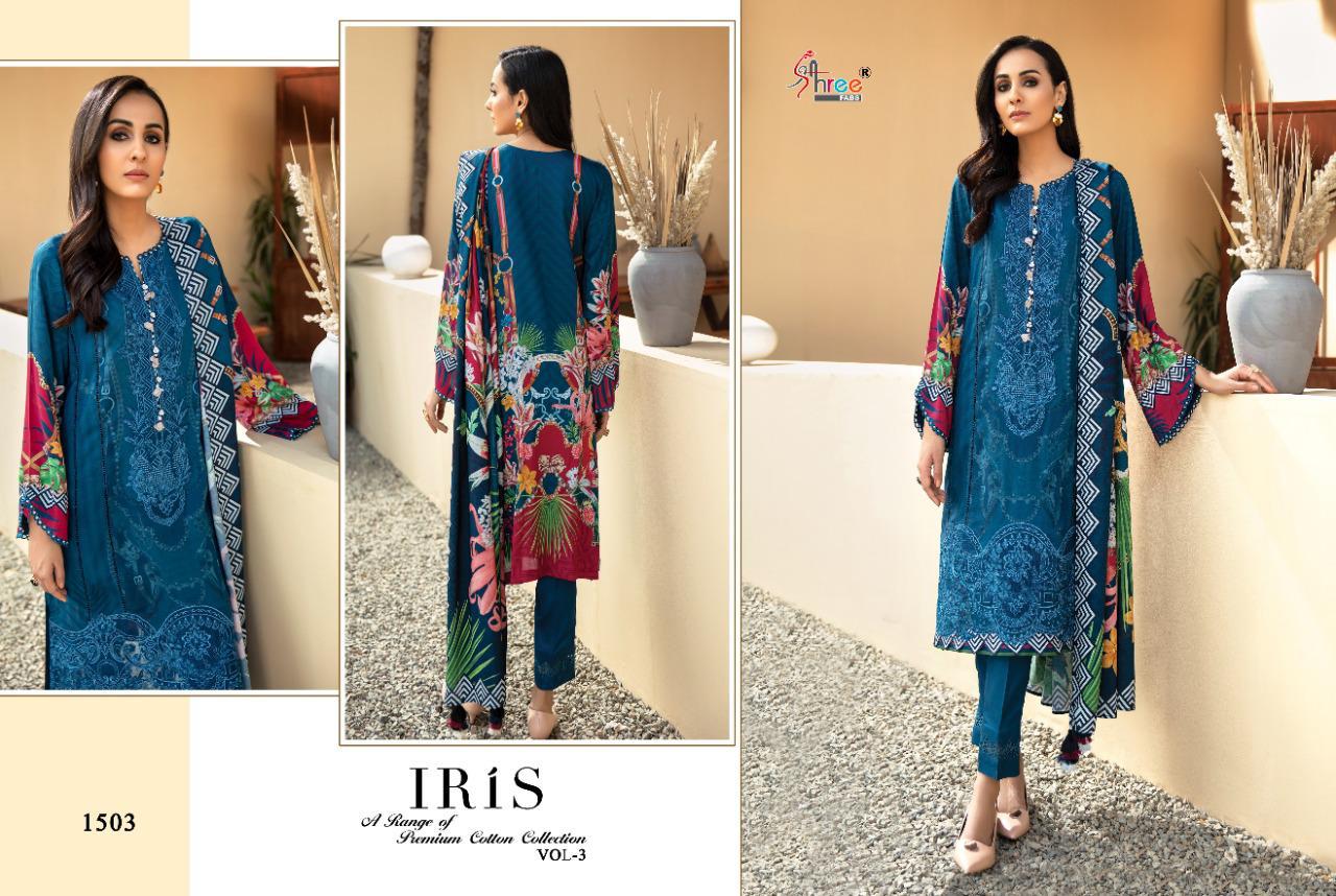Iris Vol-03 A Range Of Premium Cotton Collection By Shree Fabs At Wholesale Rate In Surat