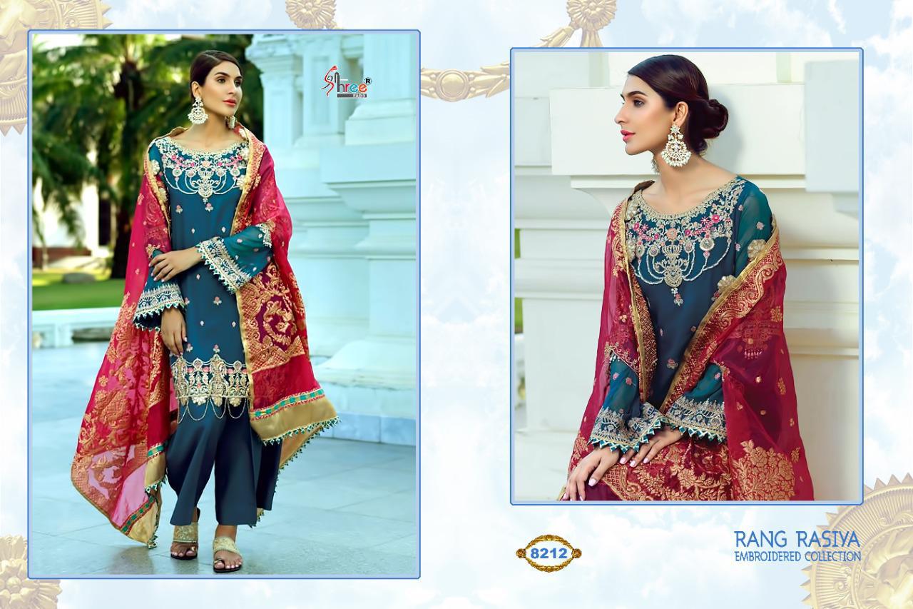 Rang Rasiya Embroidered Collection Designer Salwar Suits By Shree Fabs At Wholesale Rate In Surat