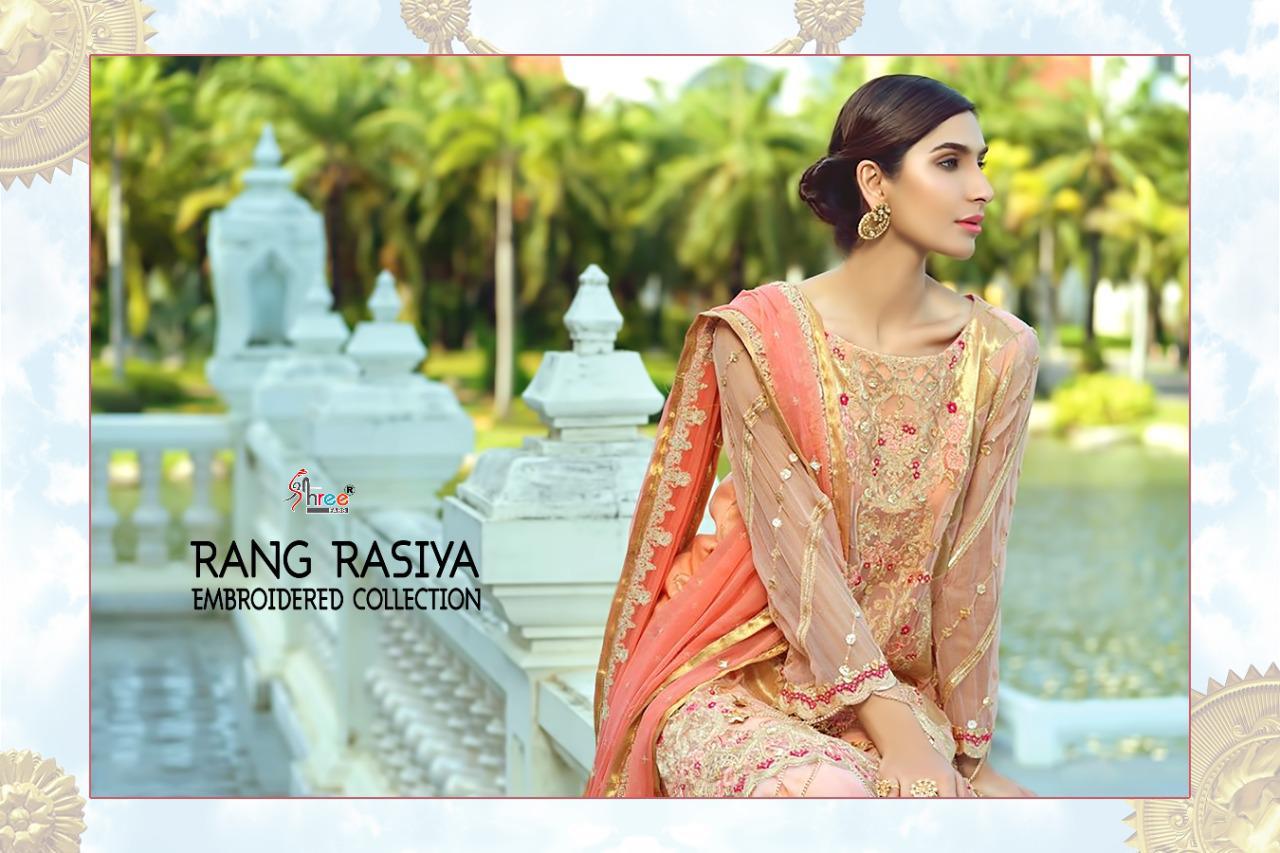 Rang Rasiya Embroidered Collection Designer Salwar Suits By Shree Fabs At Wholesale Rate In Surat