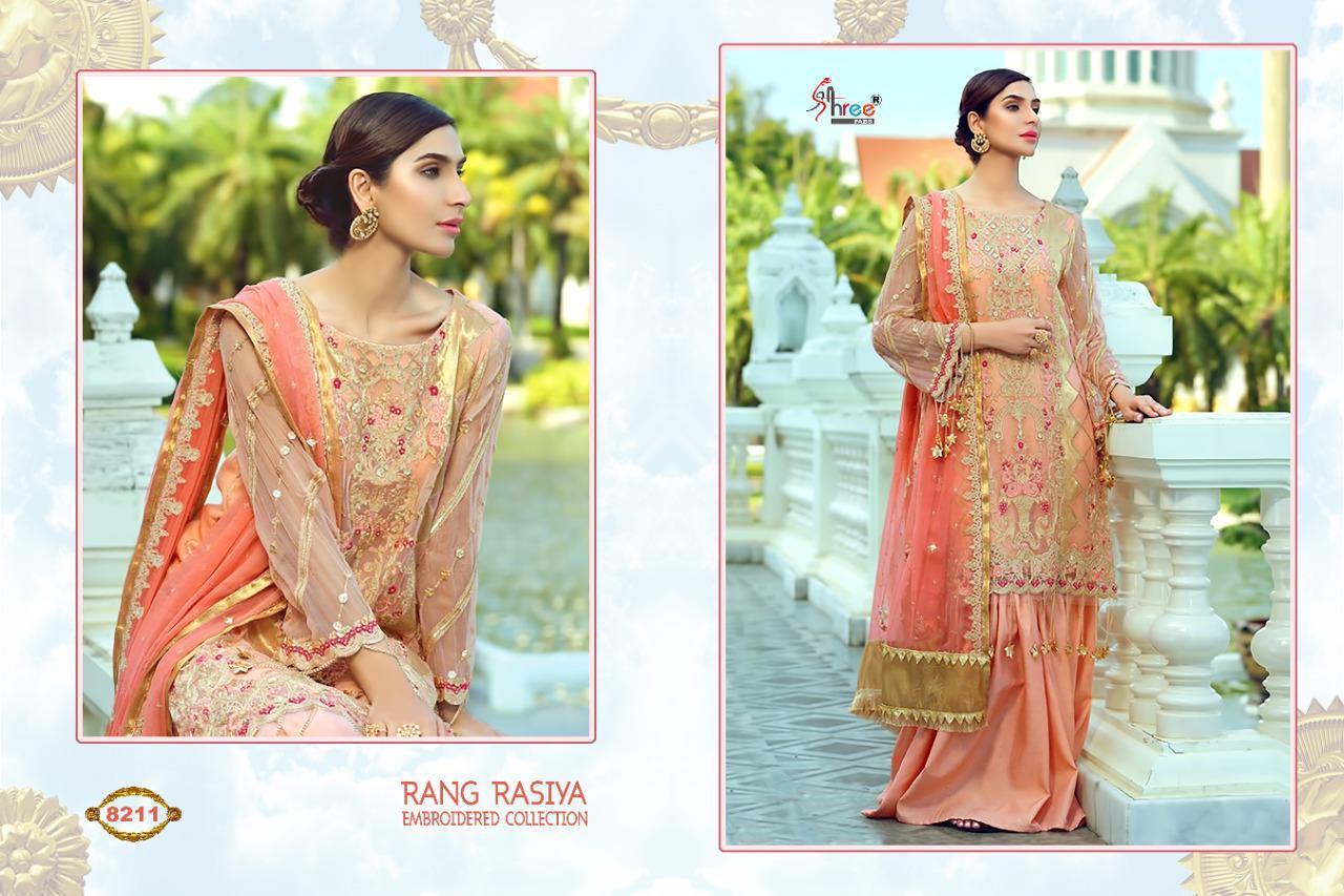 Rang Rasiya Embroidered Collection Designer Salwar Suits By Shree Fabs At Wholesale Rate In Surat