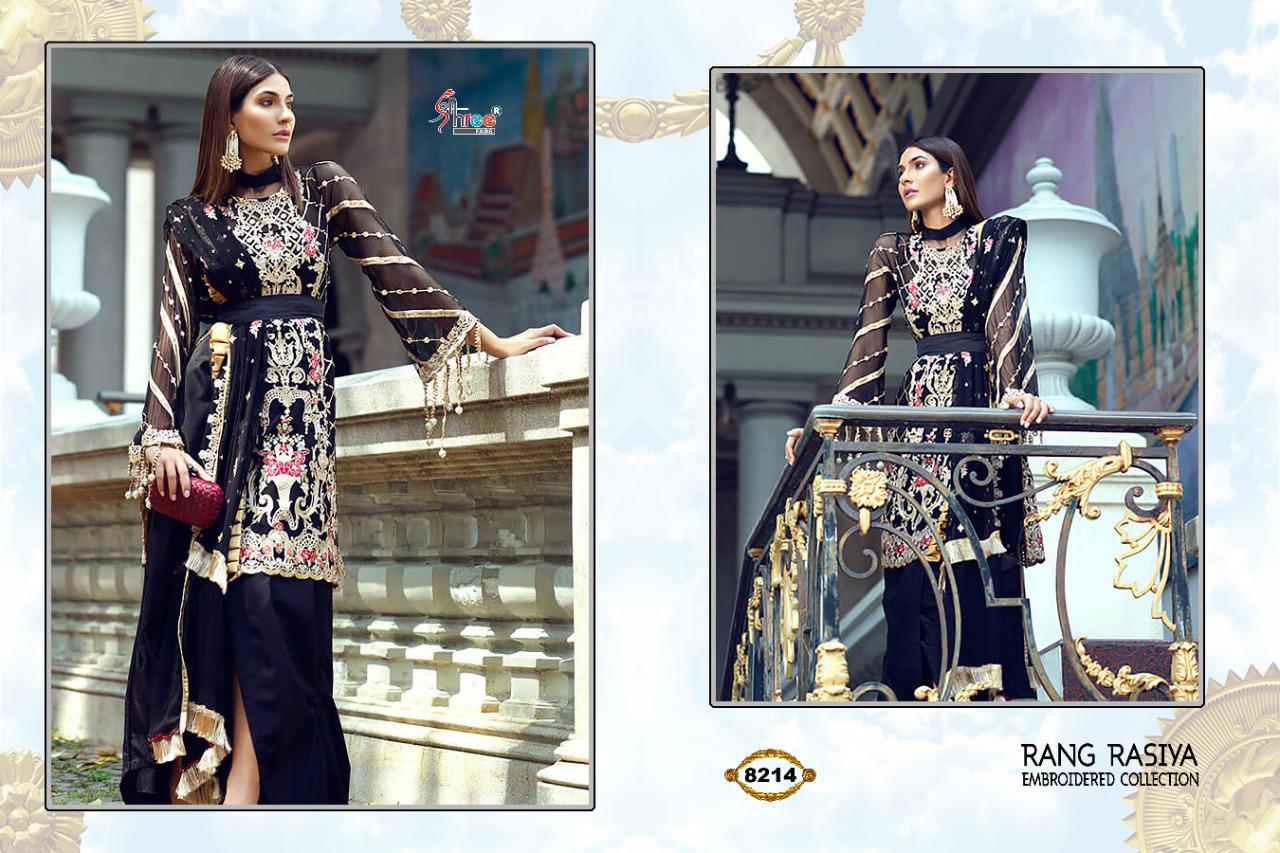 Rang Rasiya Embroidered Collection Designer Salwar Suits By Shree Fabs At Wholesale Rate In Surat
