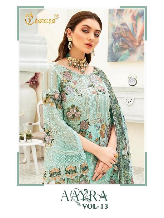 Cosmos Presents Aayra Vol-13 Pakistani Concept Wholesale Rate In Surat