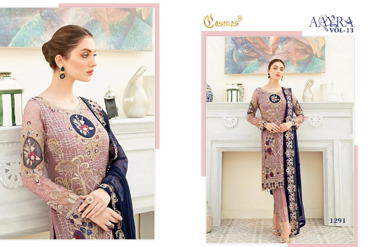 Cosmos Presents Aayra Vol-13 Pakistani Concept Wholesale Rate In Surat